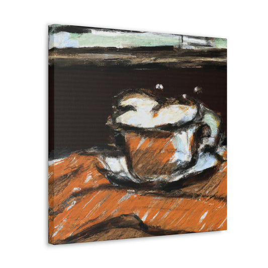 Cappuccino in Poppies - Canvas