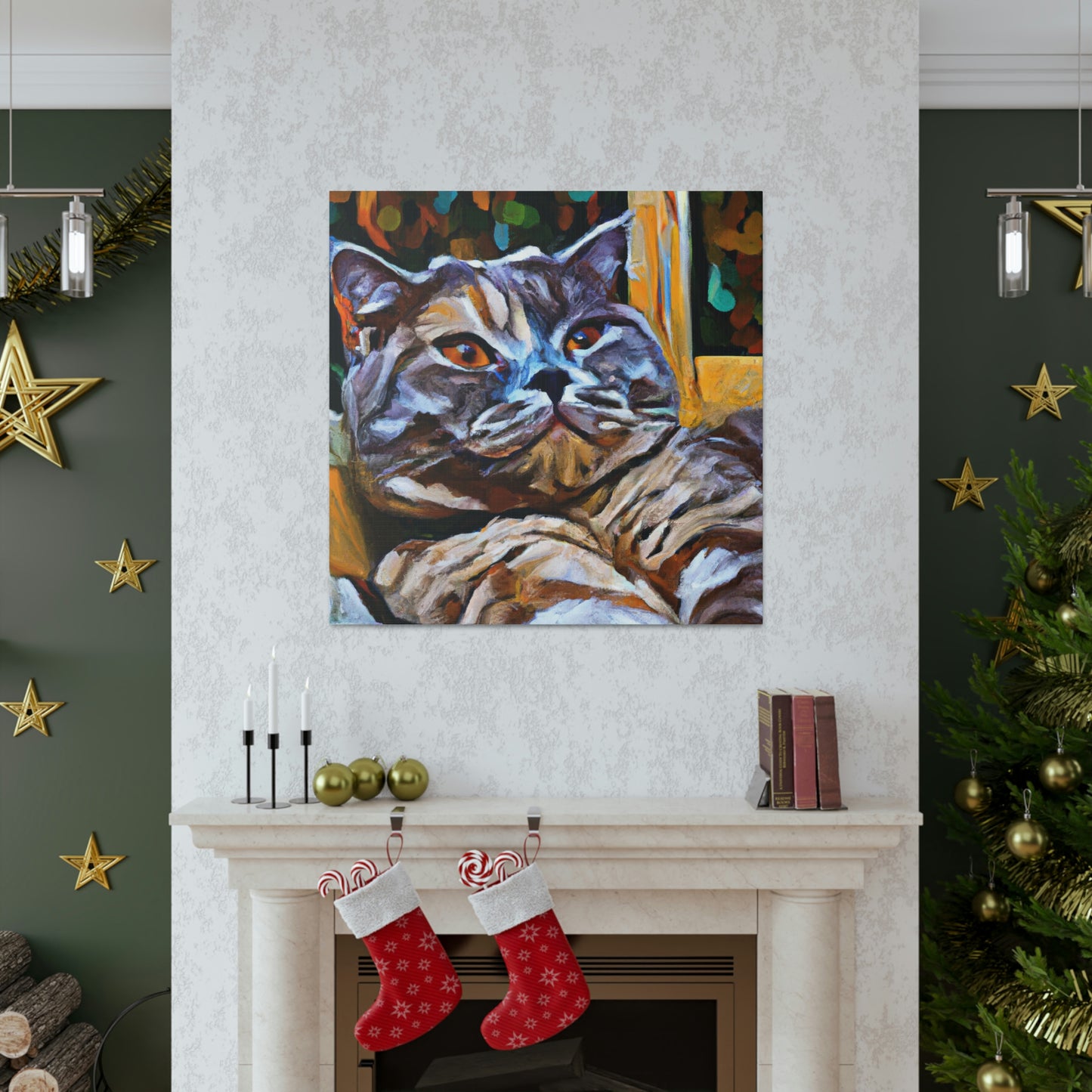 British Shorthair Impression - Canvas