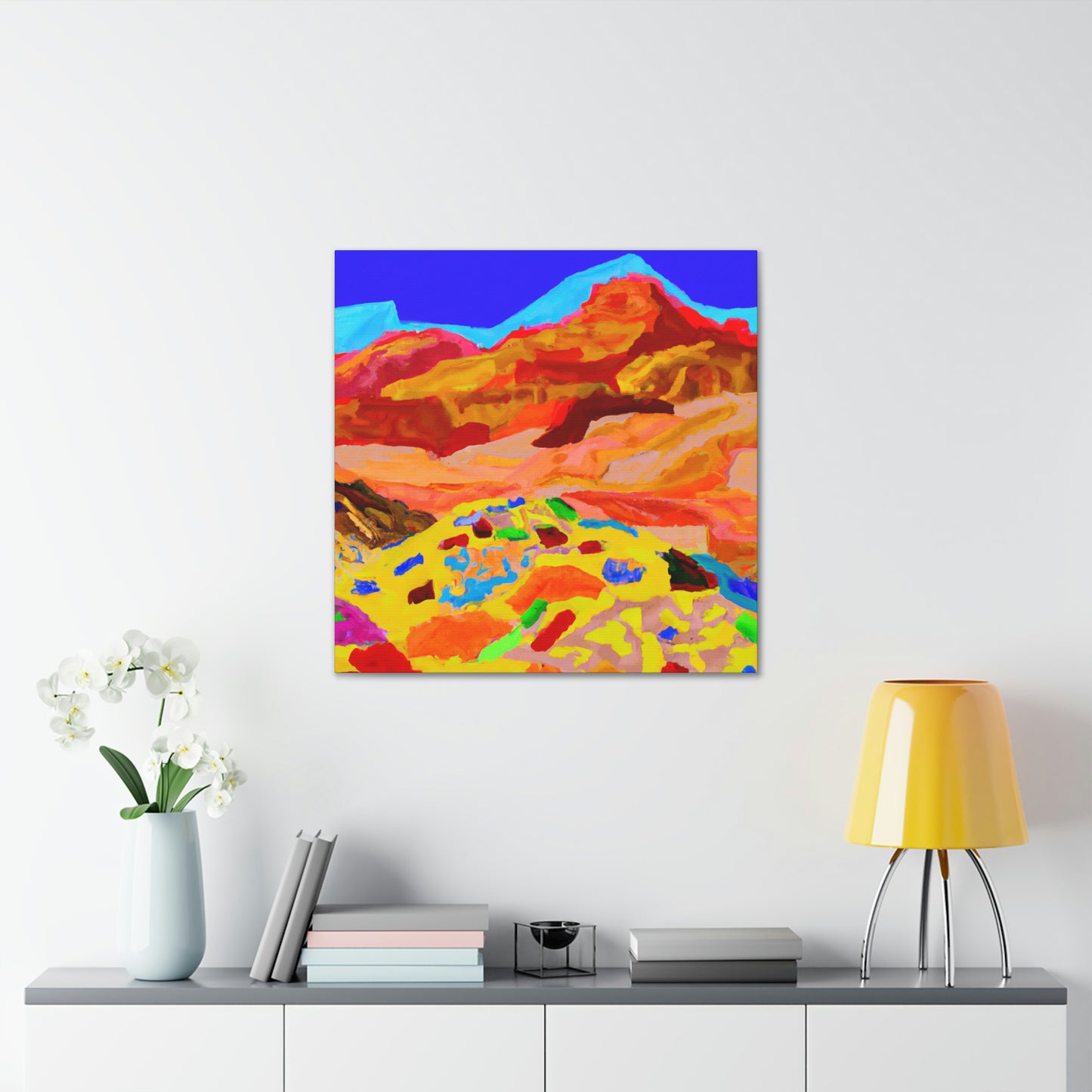 Desert of Colorful Hues - Canvas