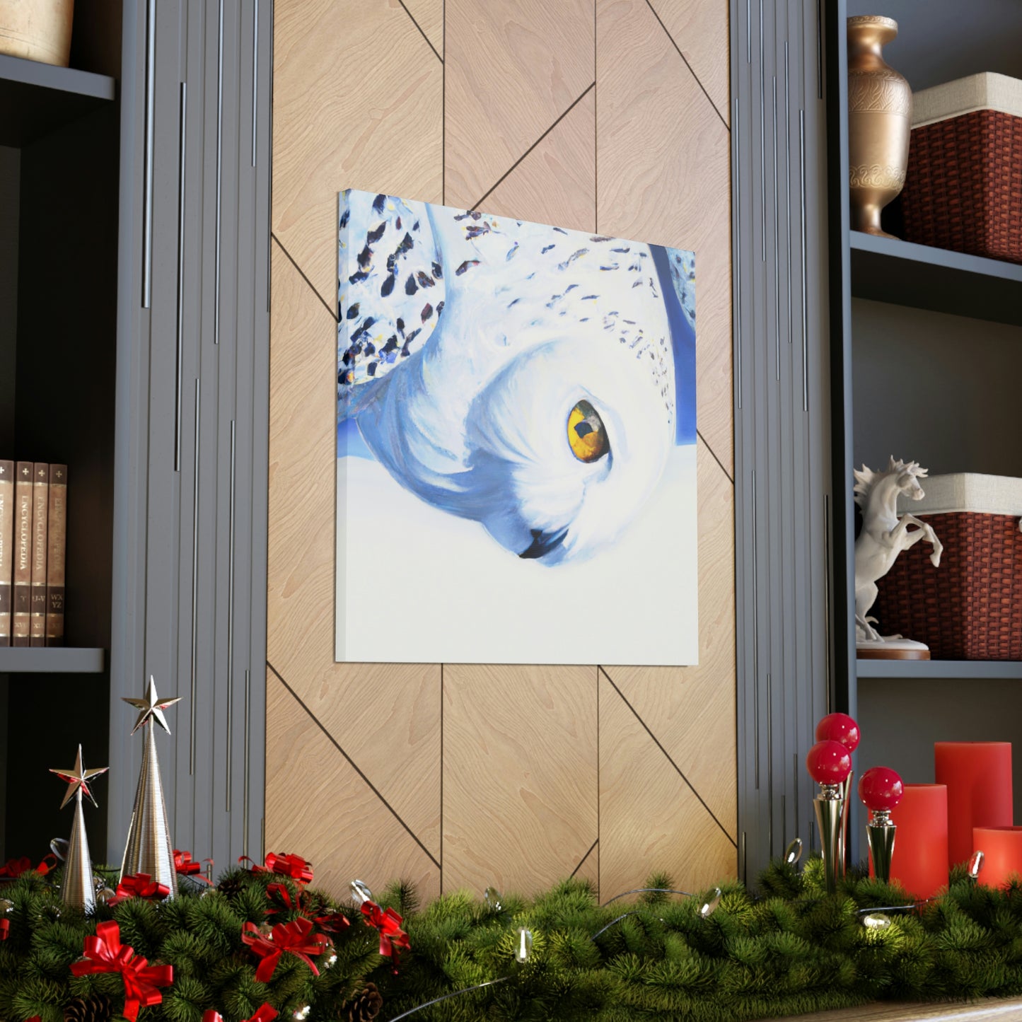 Snowy Owl Splendor - Canvas