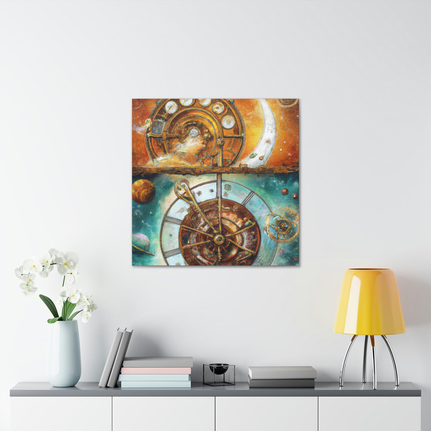 Galaxy Steampunk Dreaming - Canvas