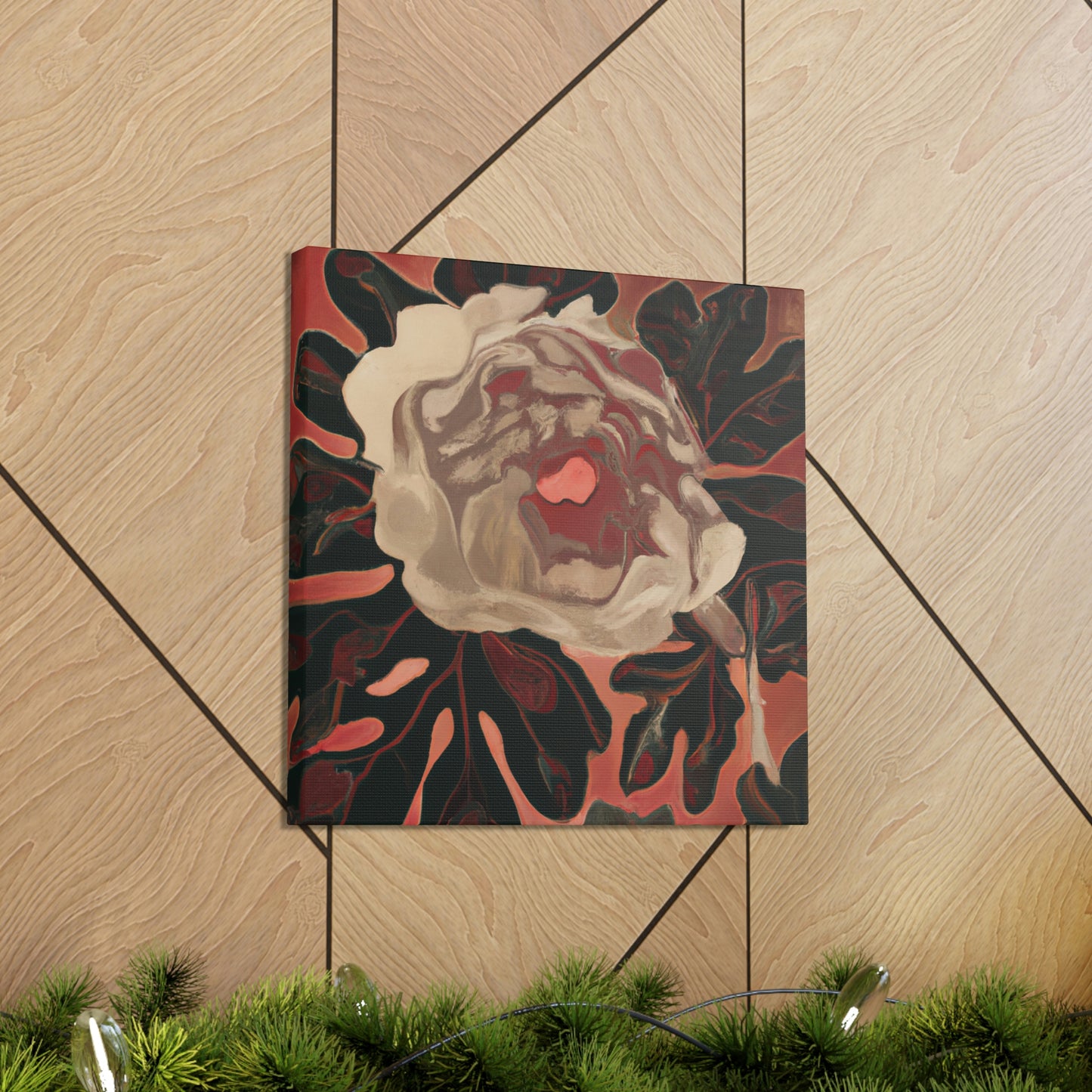 "Peony in Petals" - Canvas