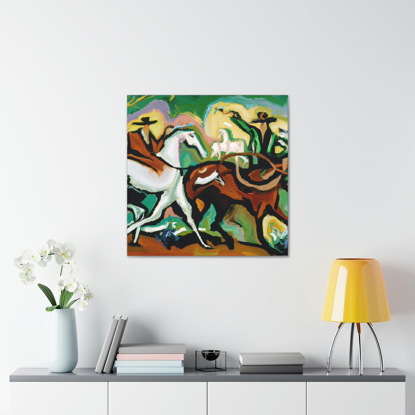 Stagecoach in Motion - Canvas