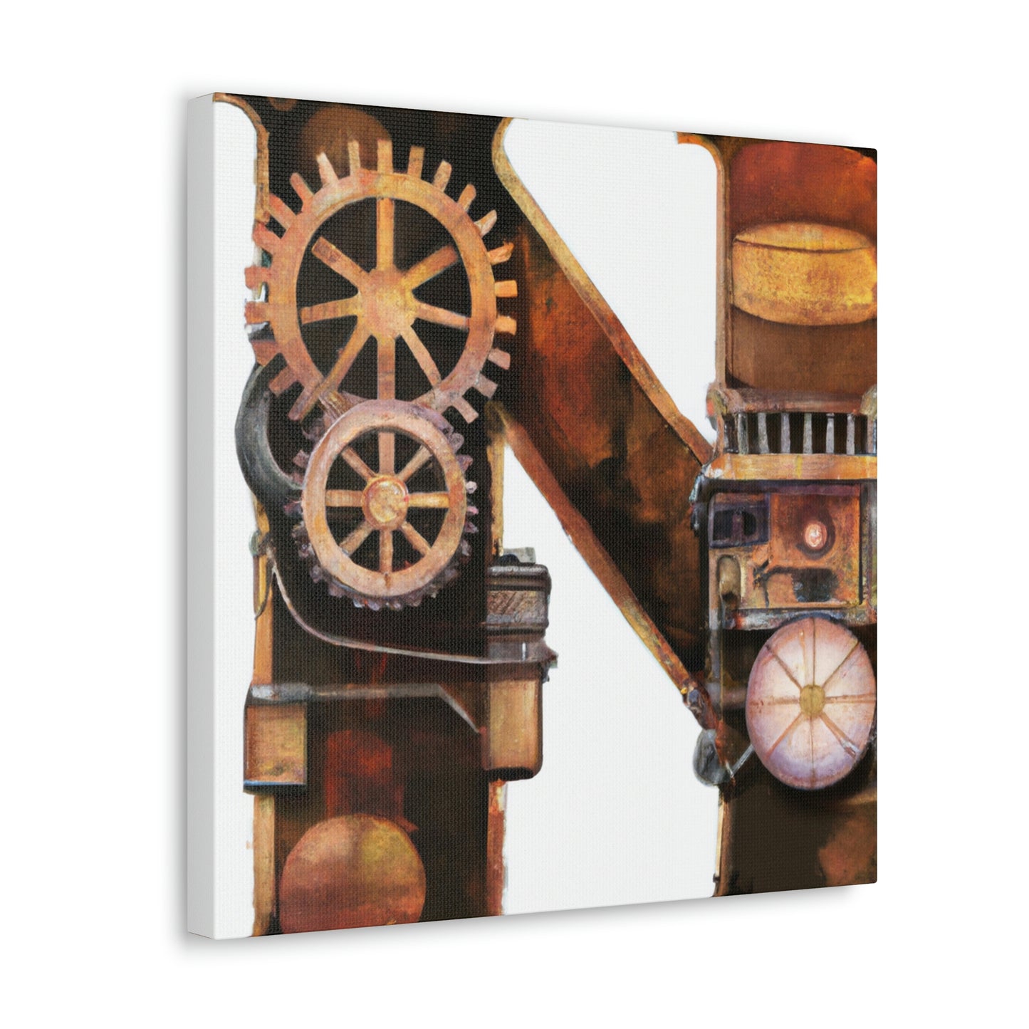 Steampunk Time Machine - Canvas