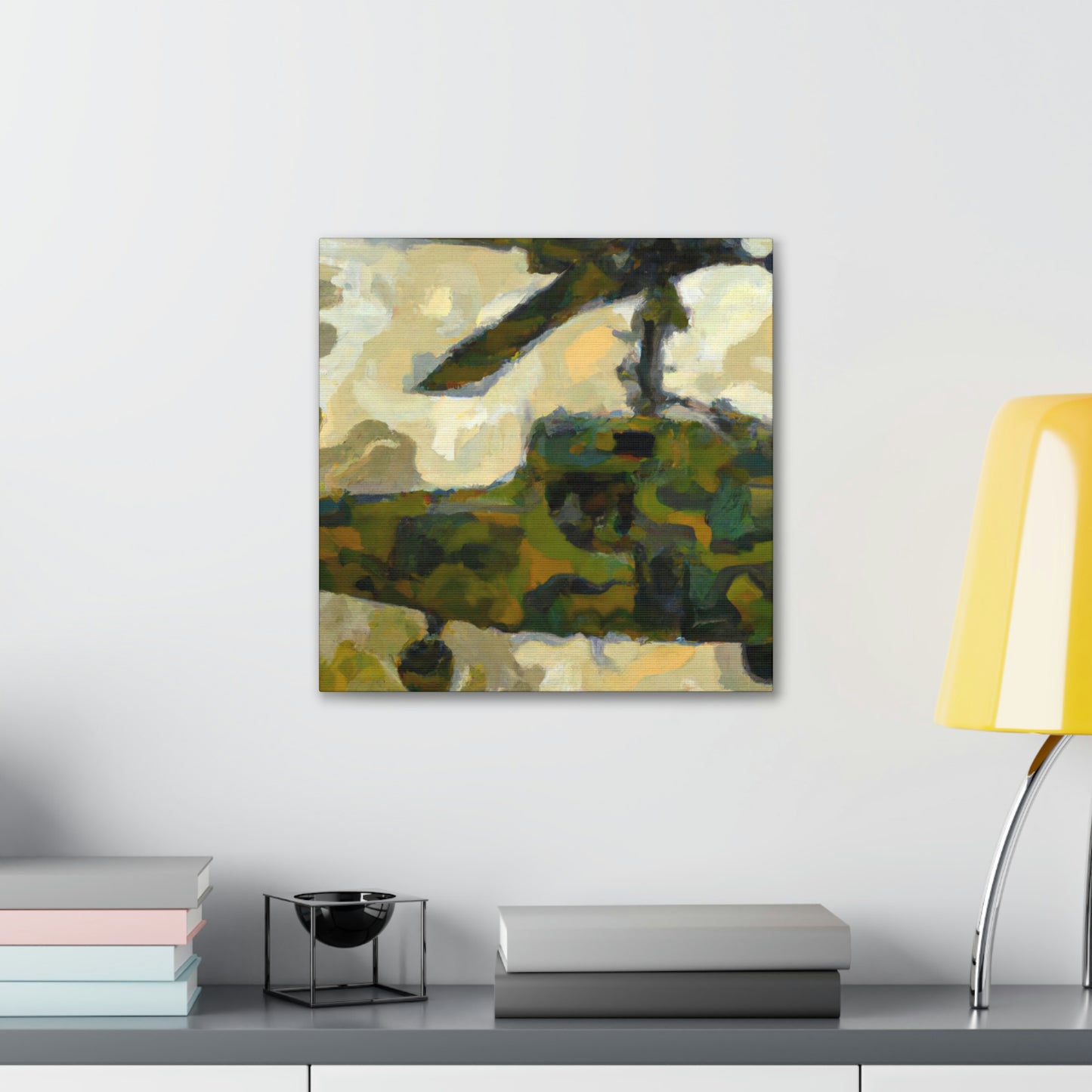 Helicopter in Flight - Canvas