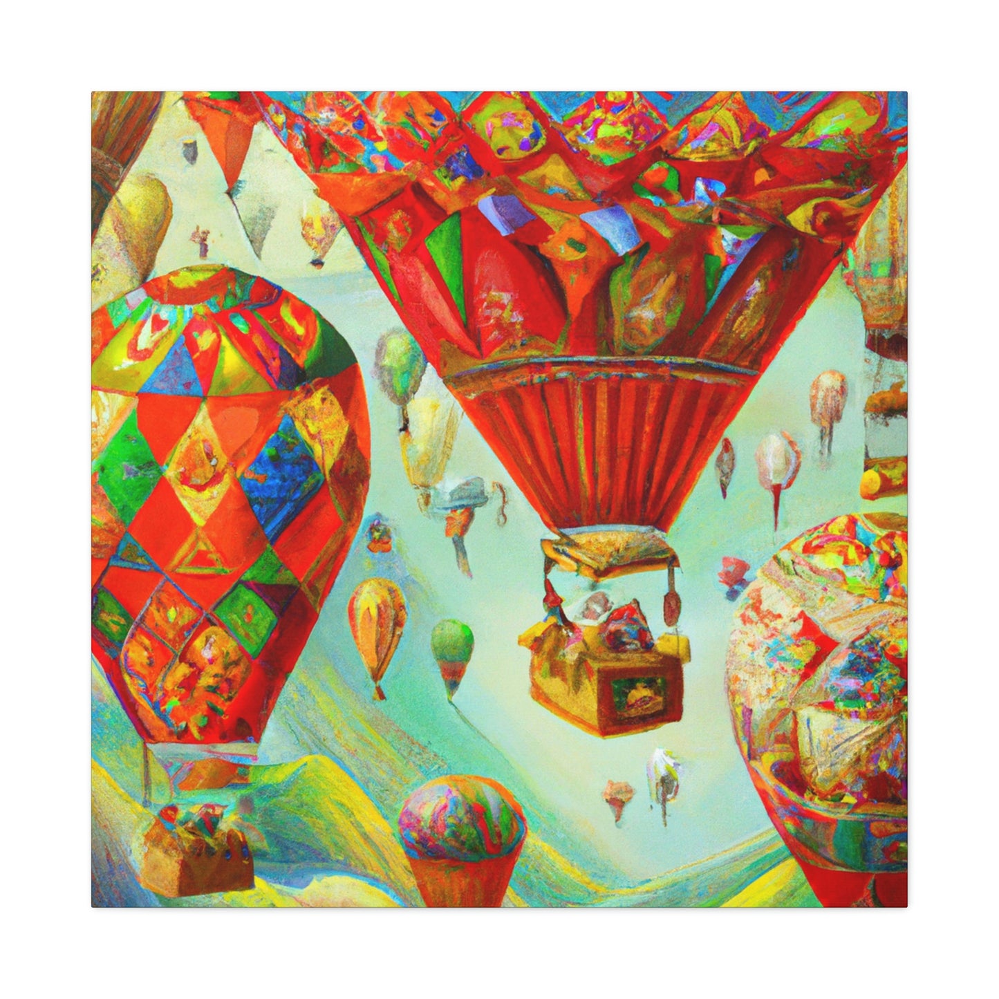 "Floating Hot Air Dream" - Canvas