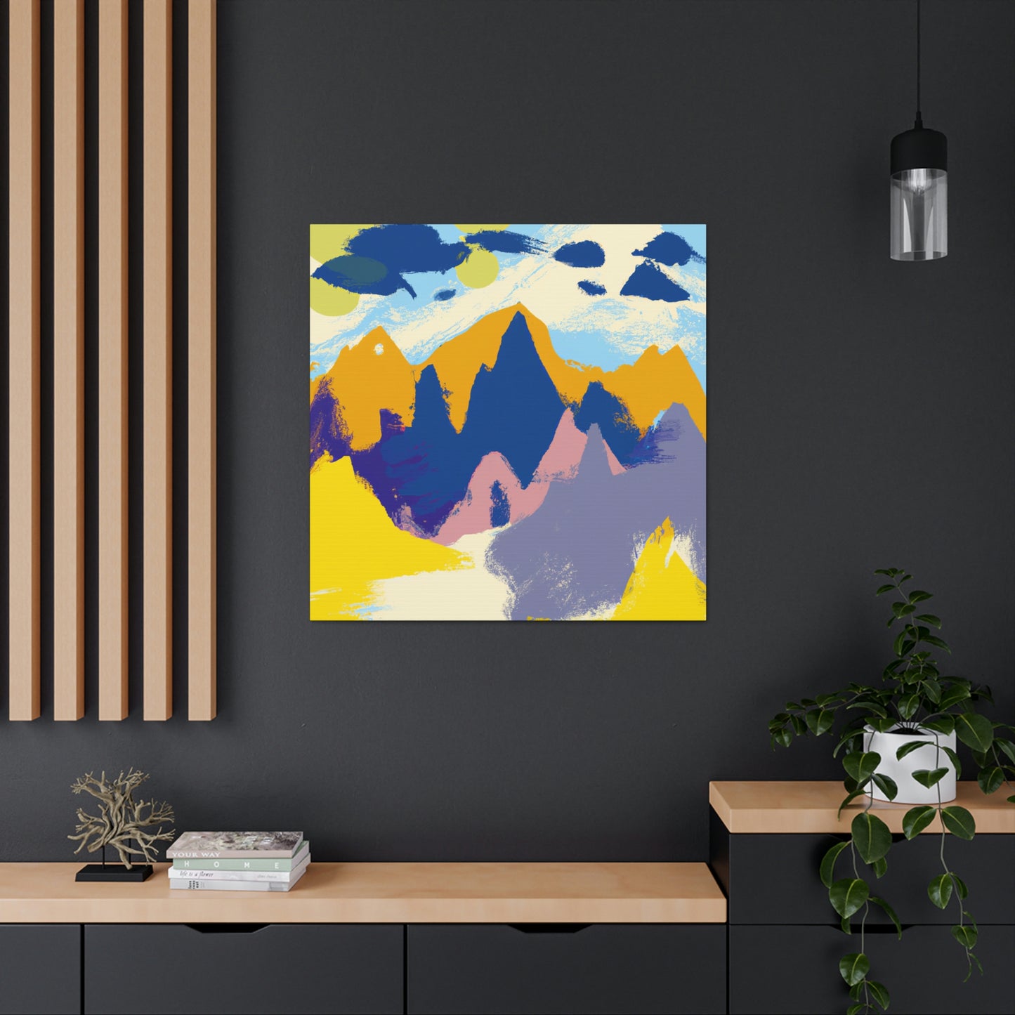 Majestic Mountain Vistas - Canvas