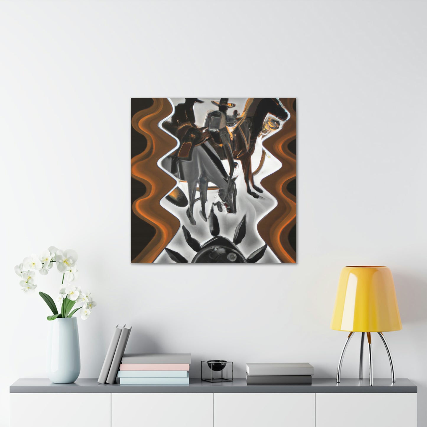 "Rodeo in the Roaring Twenties" - Canvas