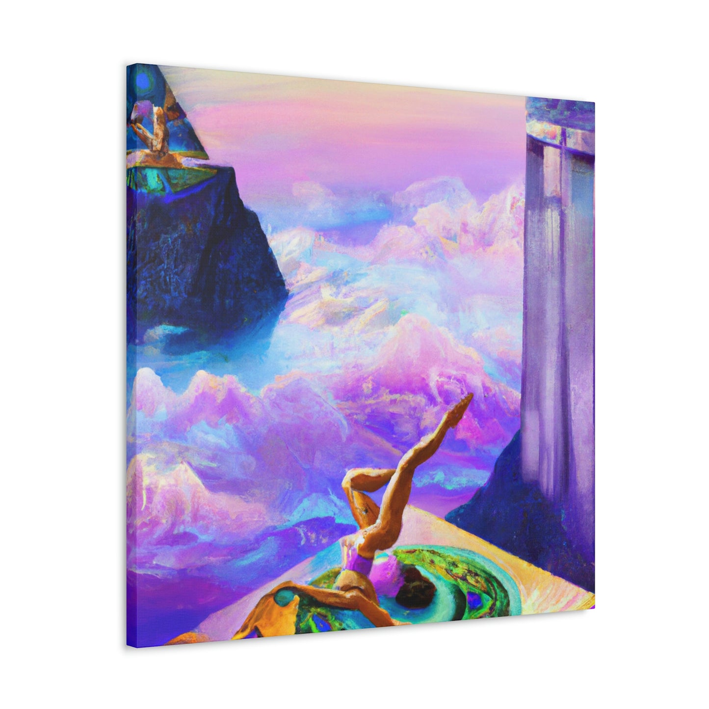 Yoga in Surrealism - Canvas