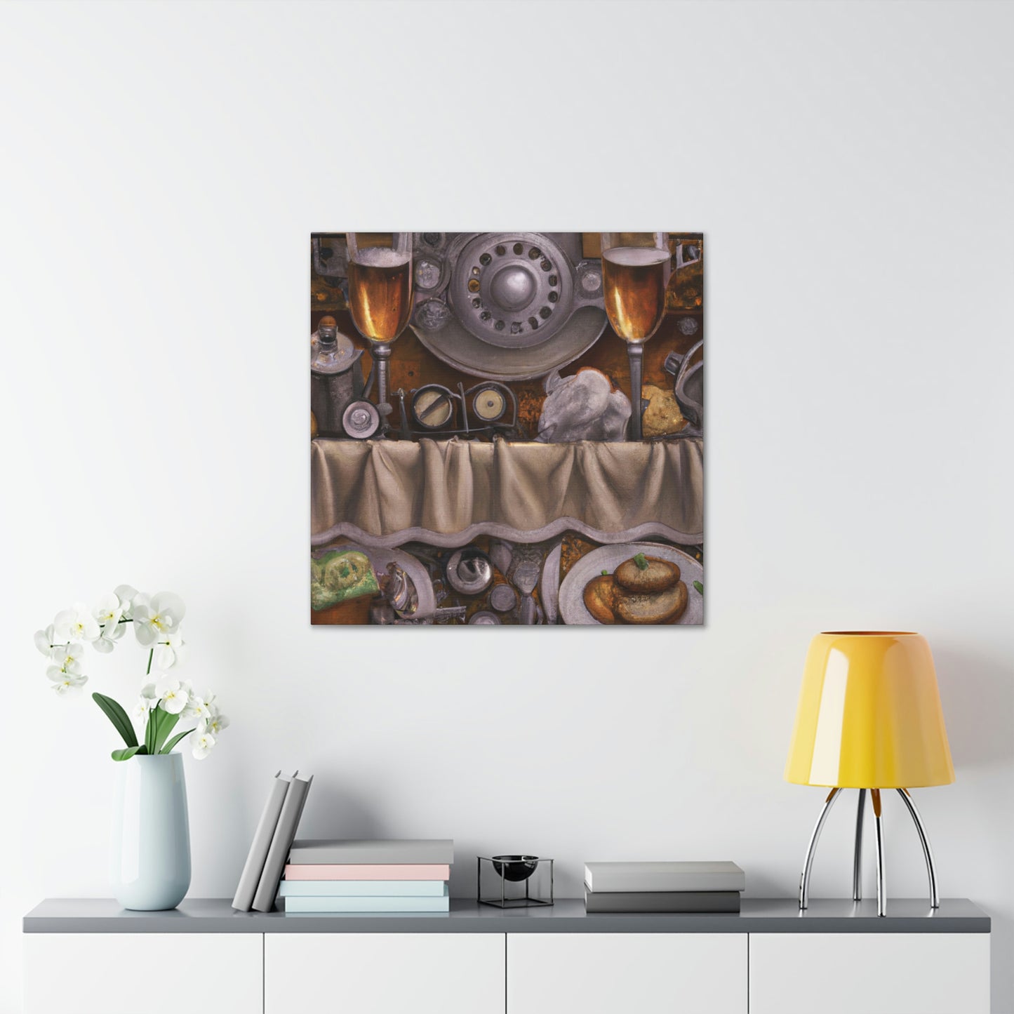 Steampunk Dinner Setting - Canvas