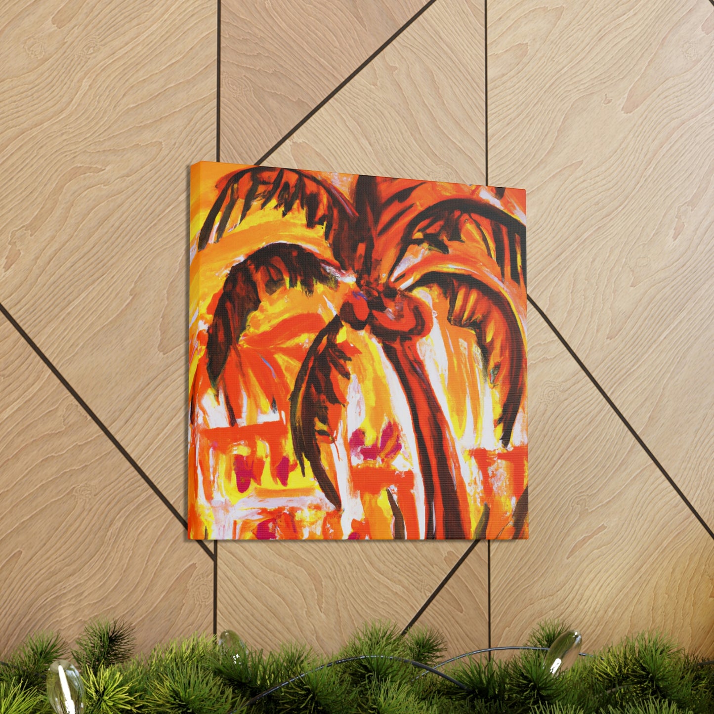 Palm in Expressionism - Canvas