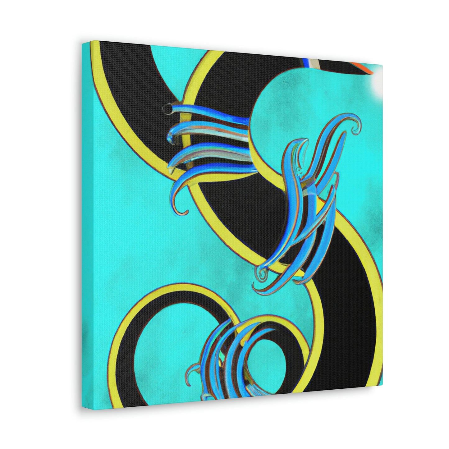 "Eel in Art Deco" - Canvas