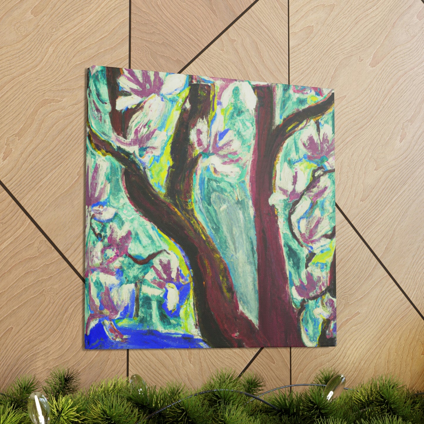 "Magnolia Through Expressionism" - Canvas