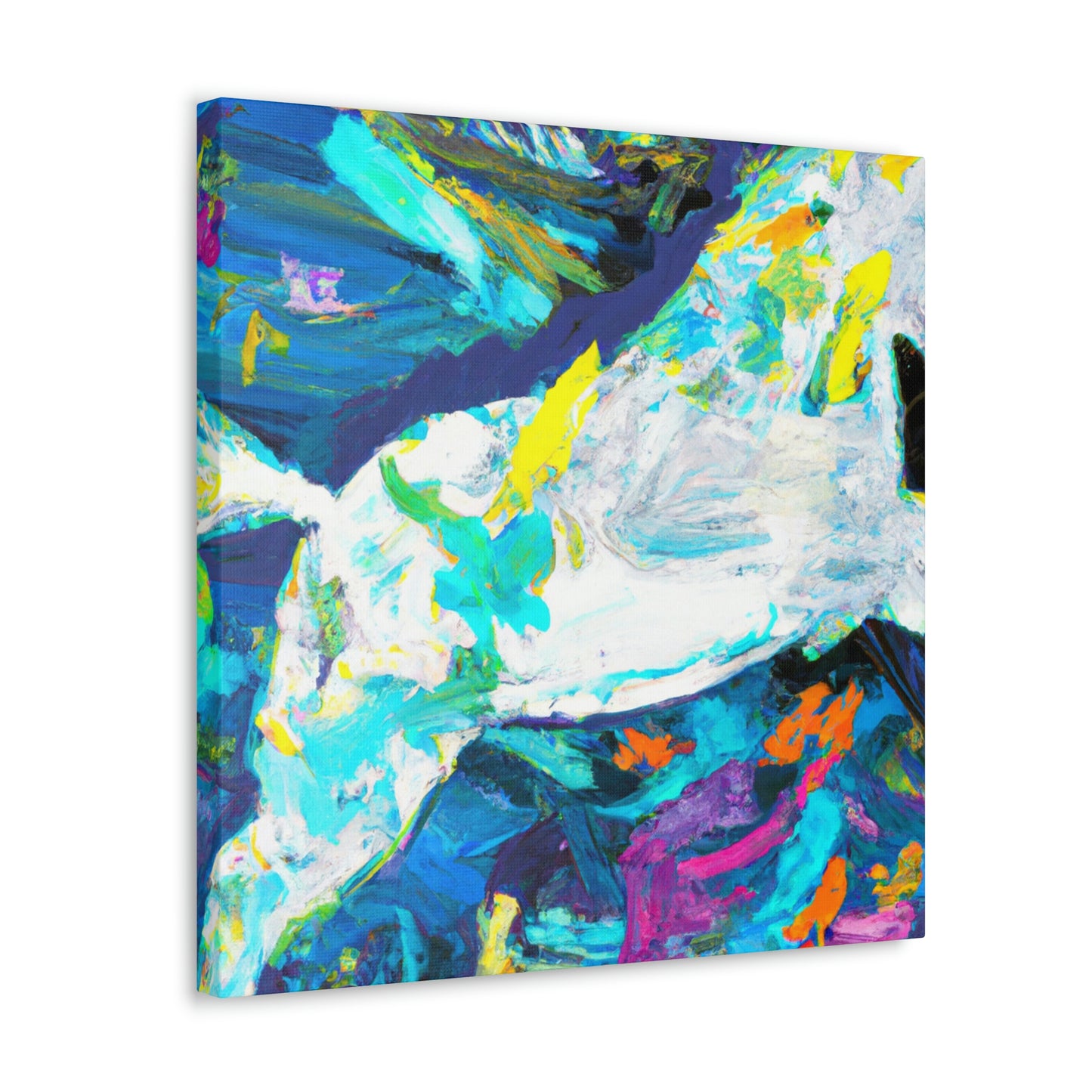 Manatee Meditation Portrait - Canvas