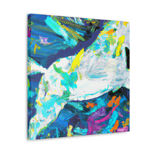 Manatee Meditation Portrait - Canvas