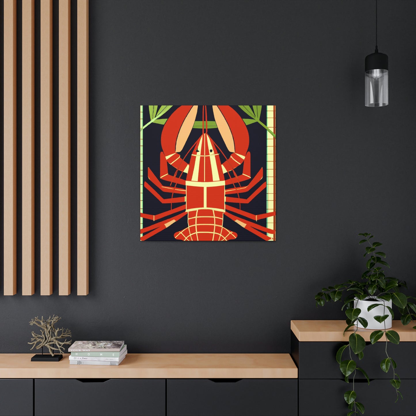 Lobster's Luxurious Glow - Canvas