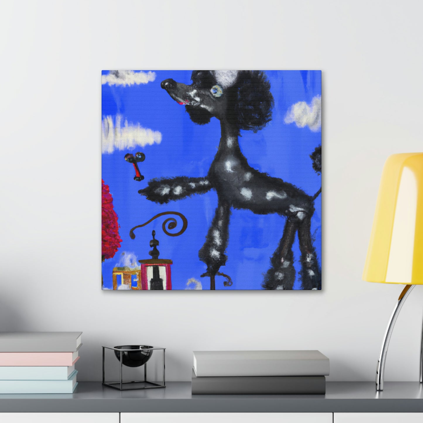 Poodle in Dreamland - Canvas