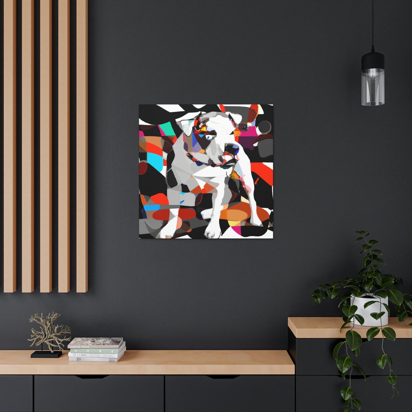 "American Bulldog Iconography" - Canvas