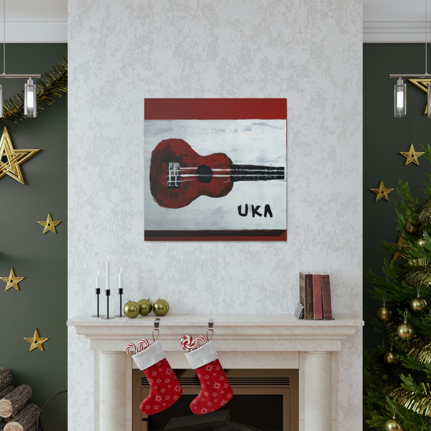 "Ukulele Minimalism Dream" - Canvas