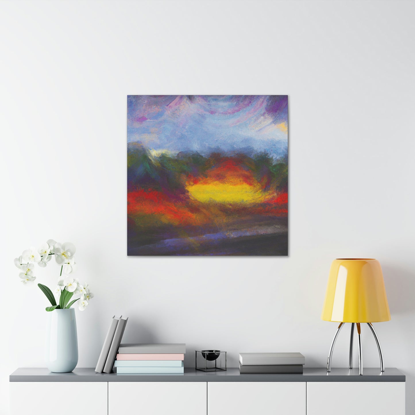 Dawn of Floral Beauty - Canvas