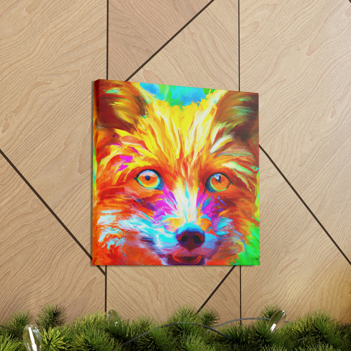 "The Dhole in Color" - Canvas