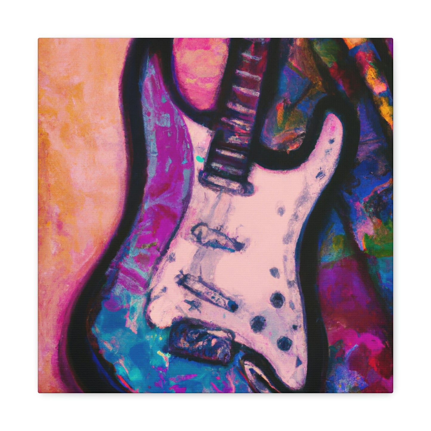 Fender in Abstract Form - Canvas