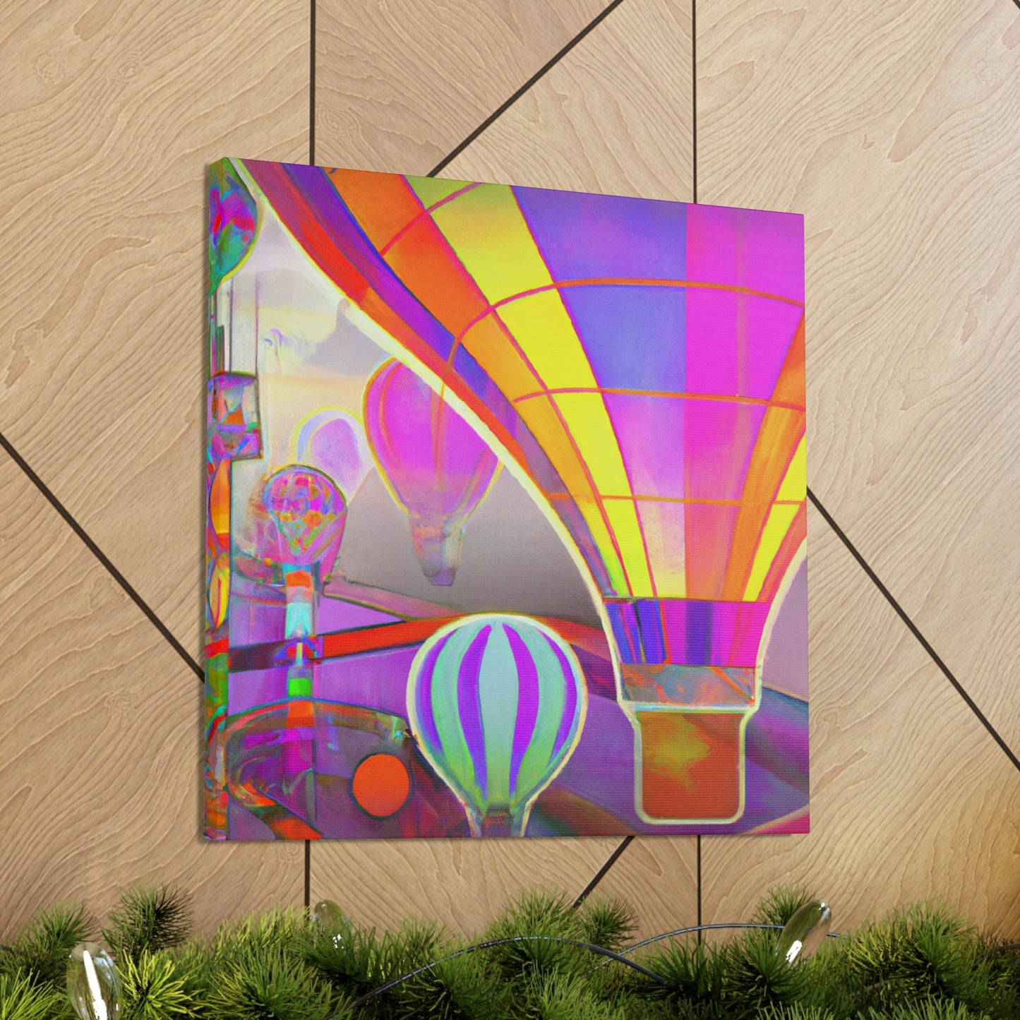 Ascending Air Balloons - Canvas