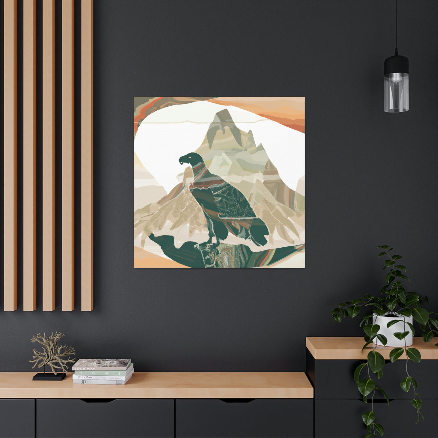 "Condor in Art Deco" - Canvas