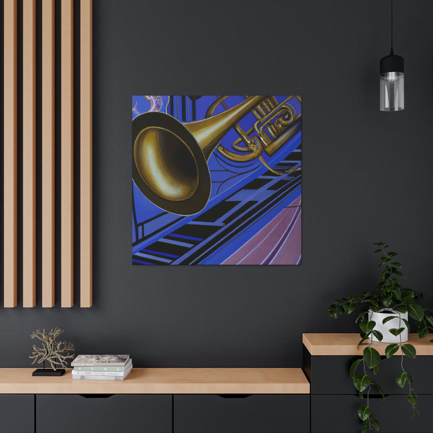 Sonic Summer Trumpet. - Canvas