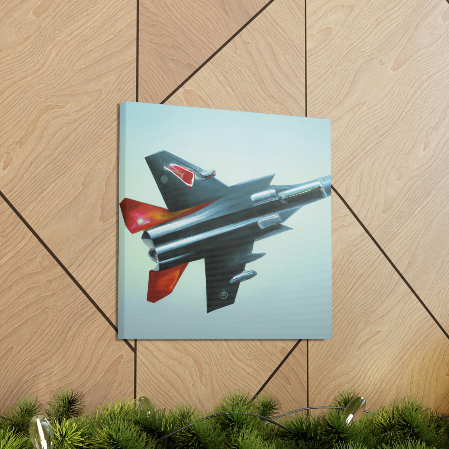 Aircraft In Flight. - Canvas