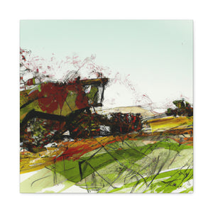 Harvesters in Harvest Time - Canvas