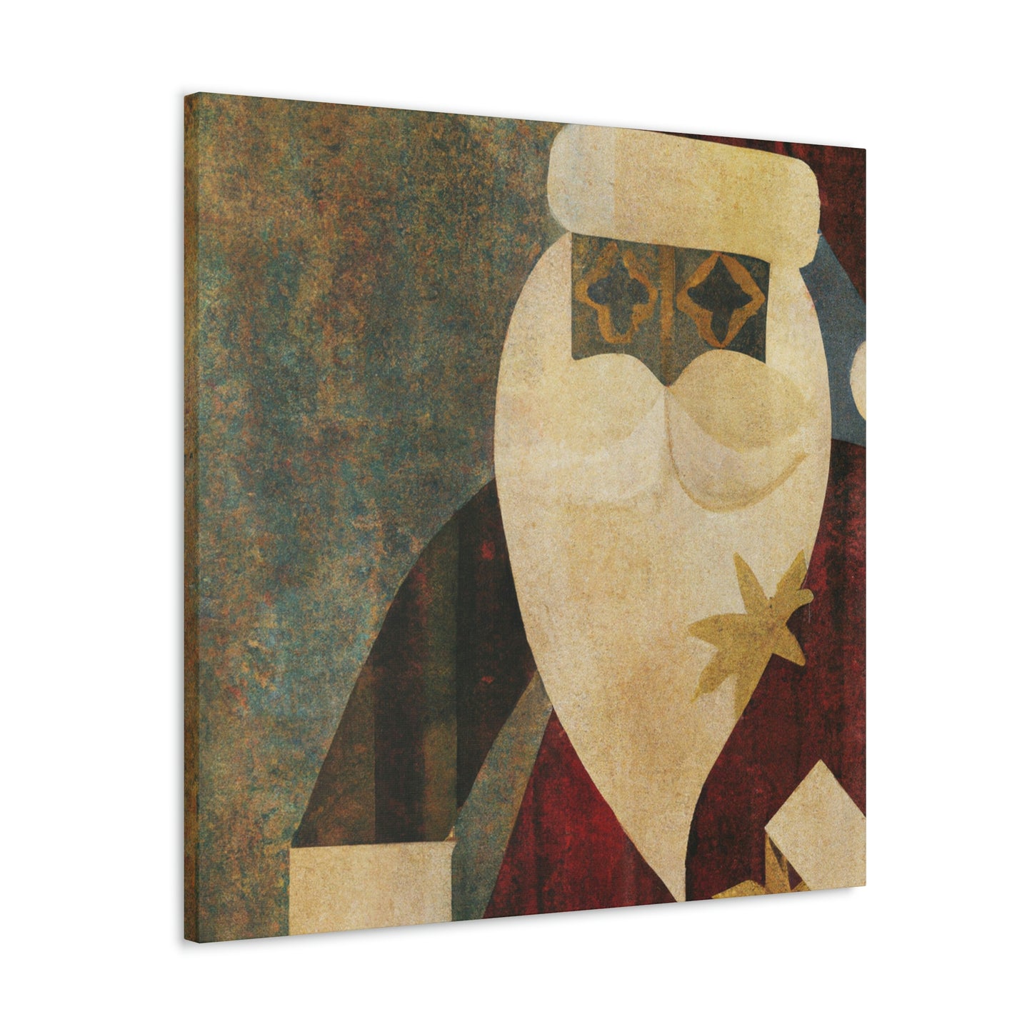 Santa's Art Deco Dream - Canvas