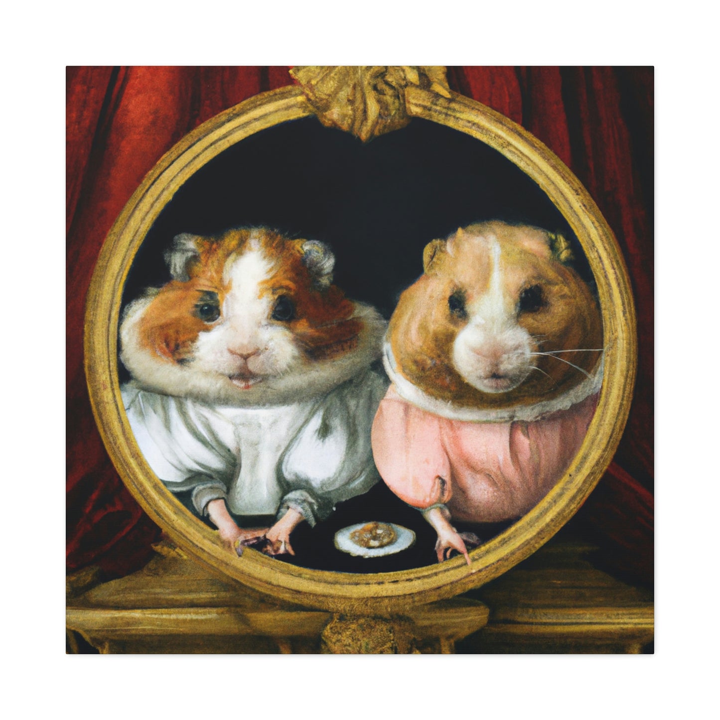 Hamsters in Splendor - Canvas