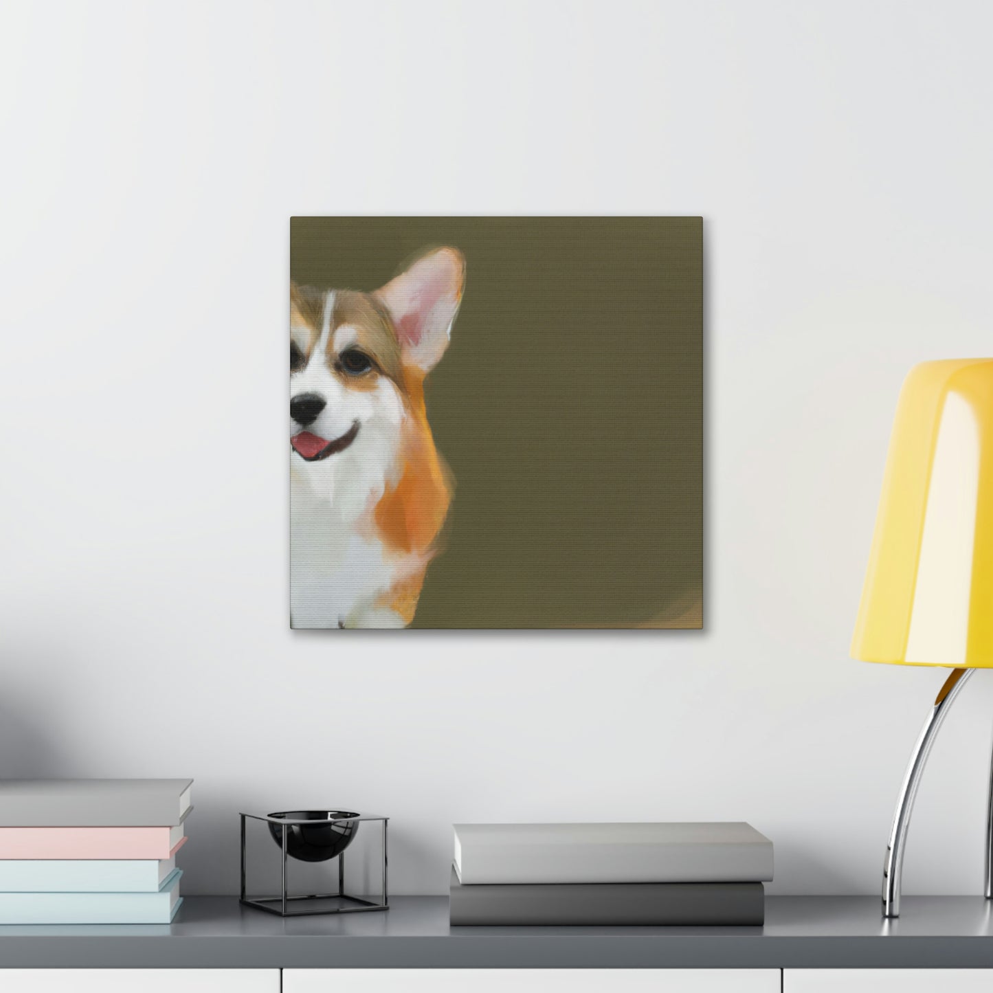 "Companionship of Corgis" - Canvas