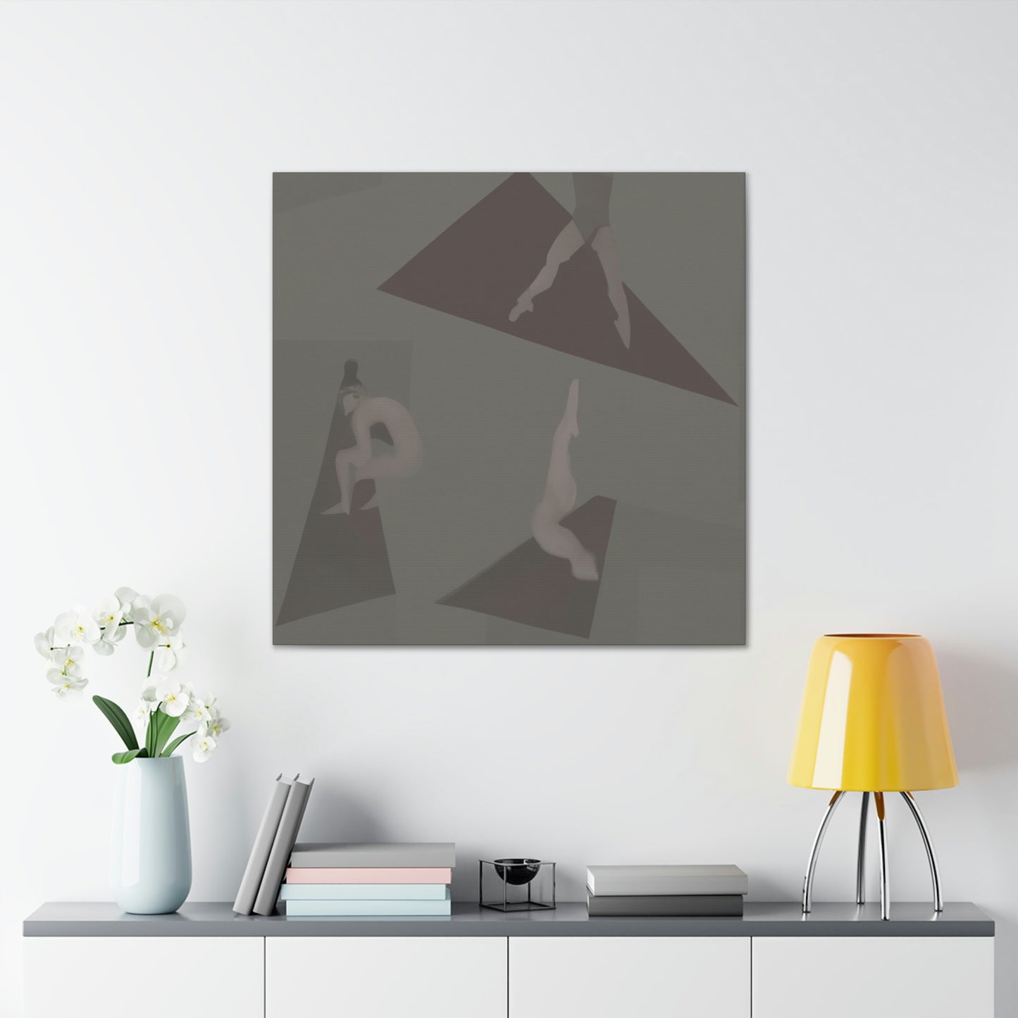 Gymnasts in Meditation - Canvas