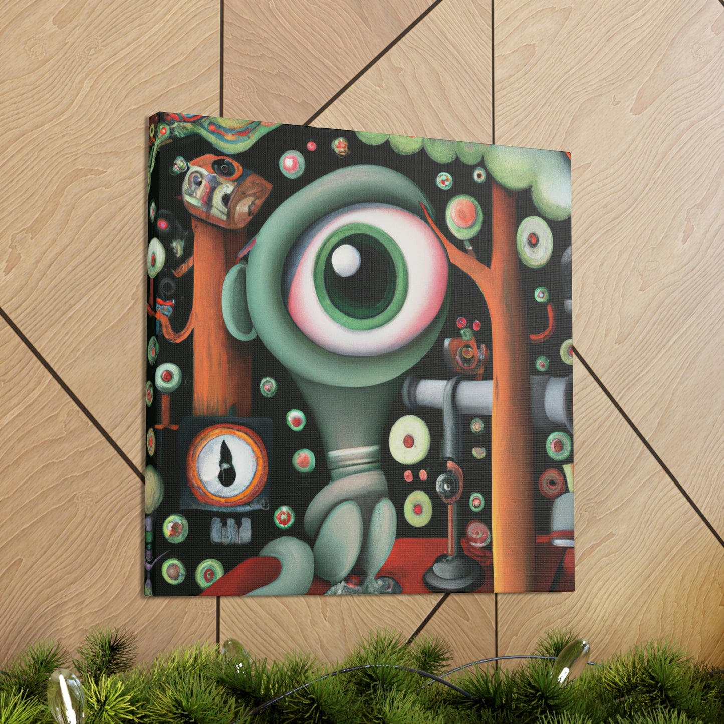 "Camouflaged Surreal World" - Canvas