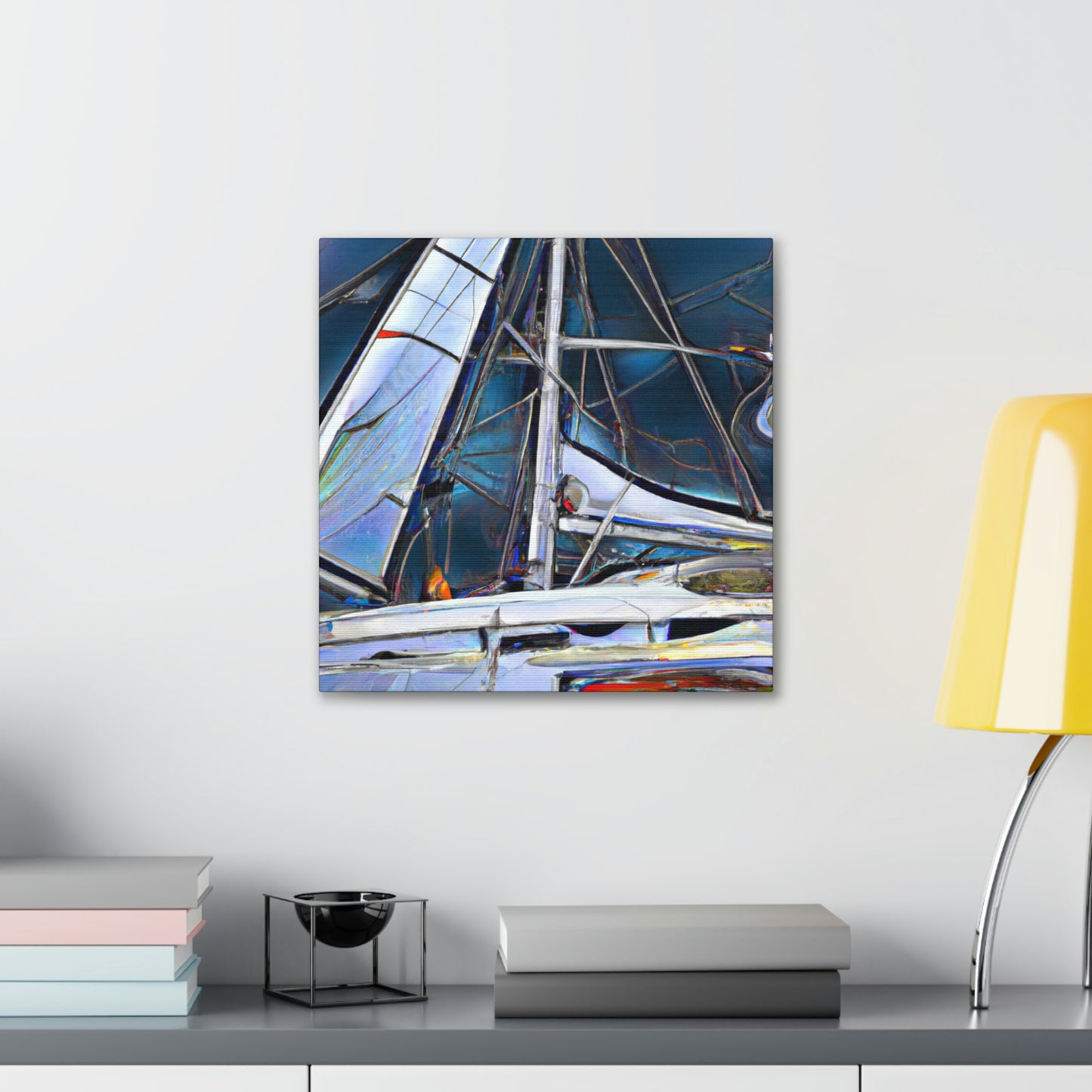 "Yacht on the Horizon" - Canvas