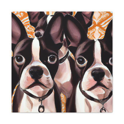 "Boston Terrier Splendour" - Canvas