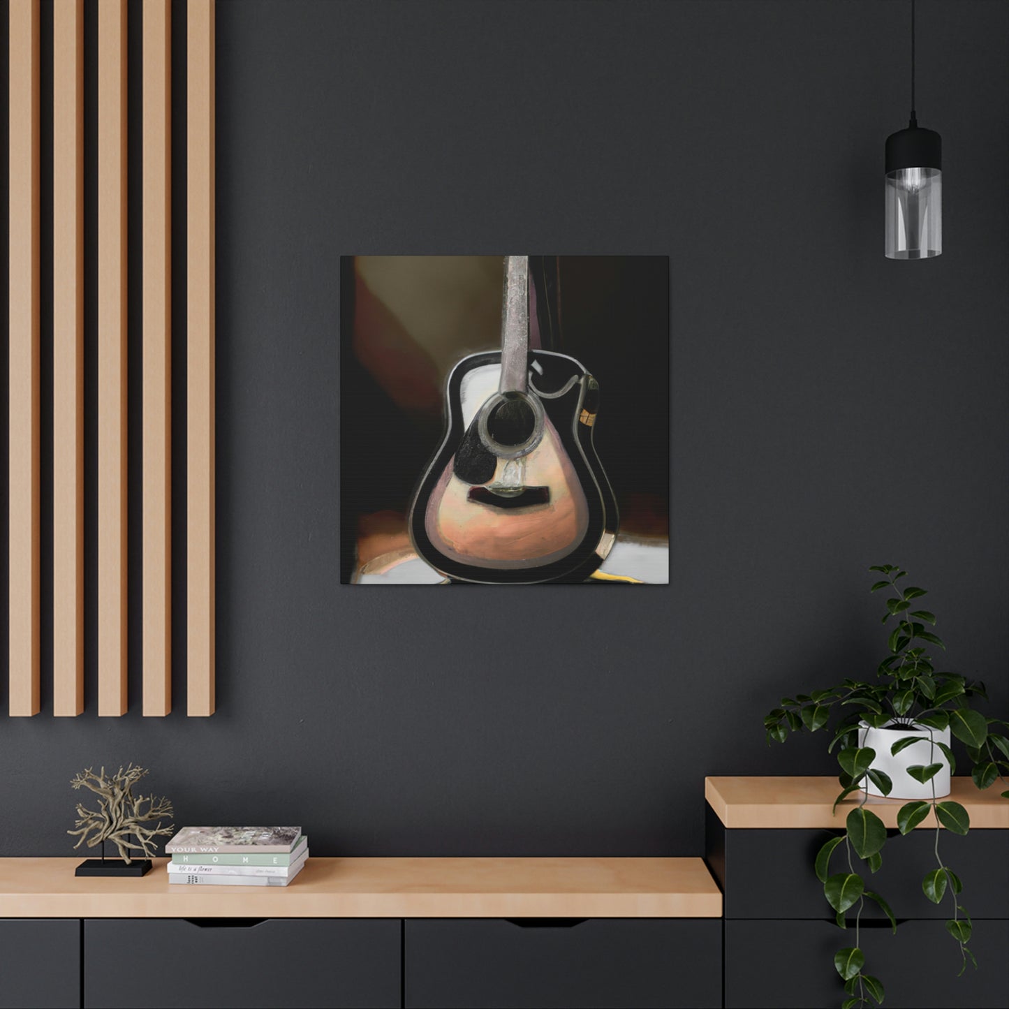 "Acoustic Masterpiece Strummed" - Canvas