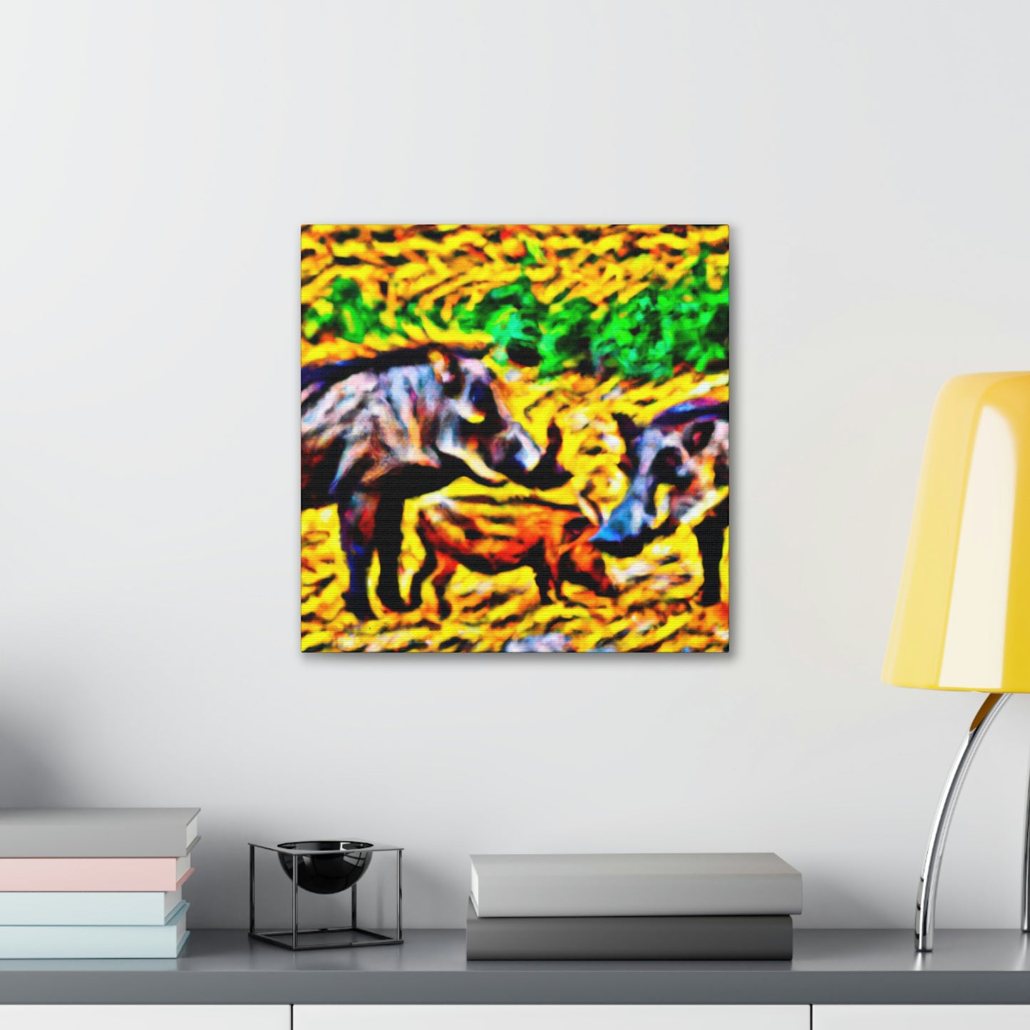 "Warthog War Dance" - Canvas