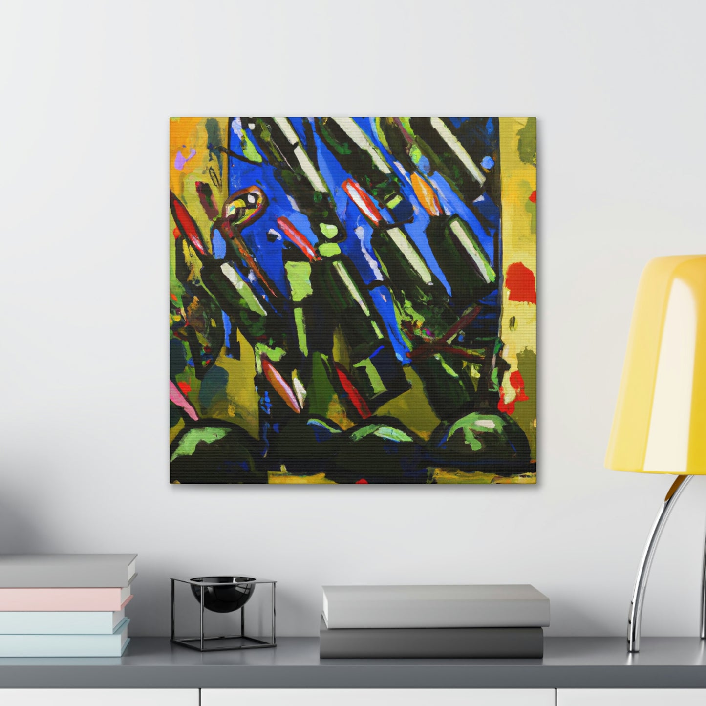 Ammo in Abstract Art - Canvas