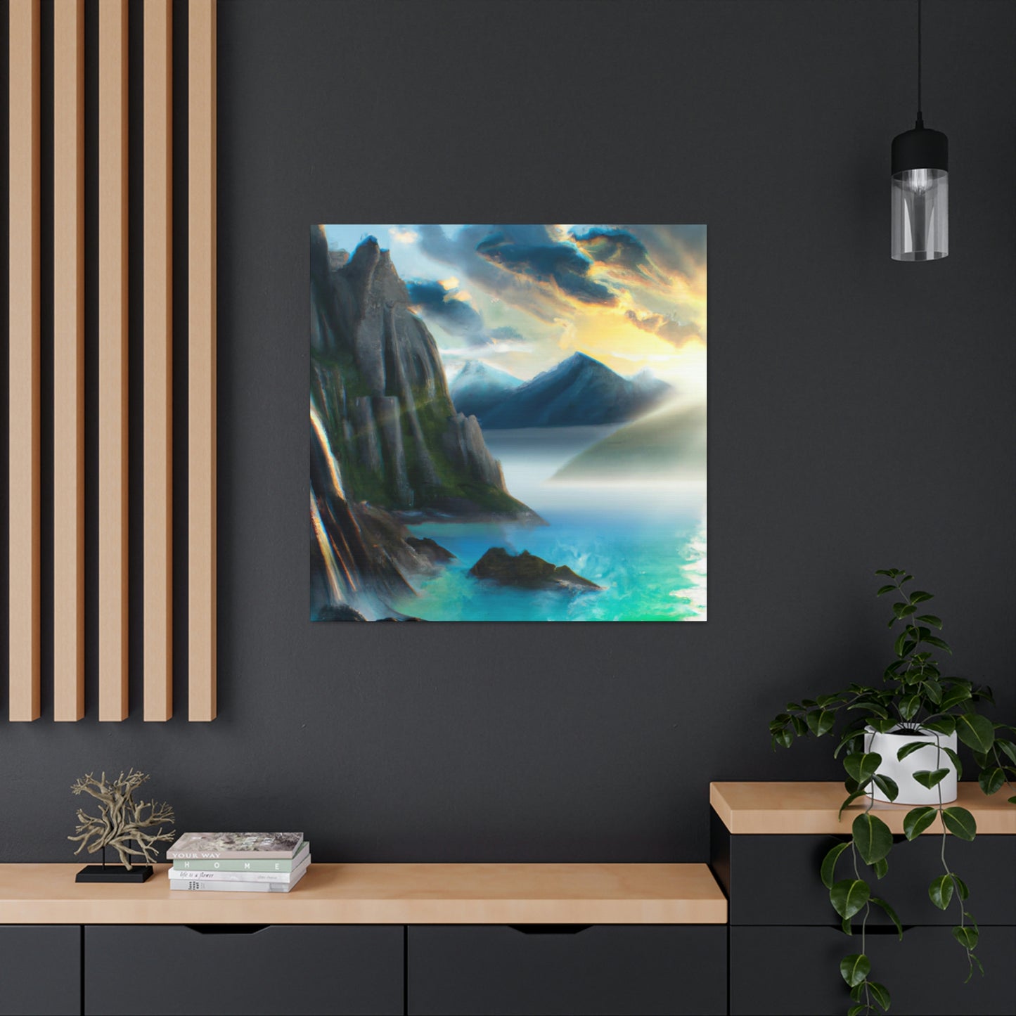 'Dawn's Silent Sunrise' - Canvas