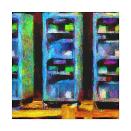 "Digital Tech Impressionism" - Canvas