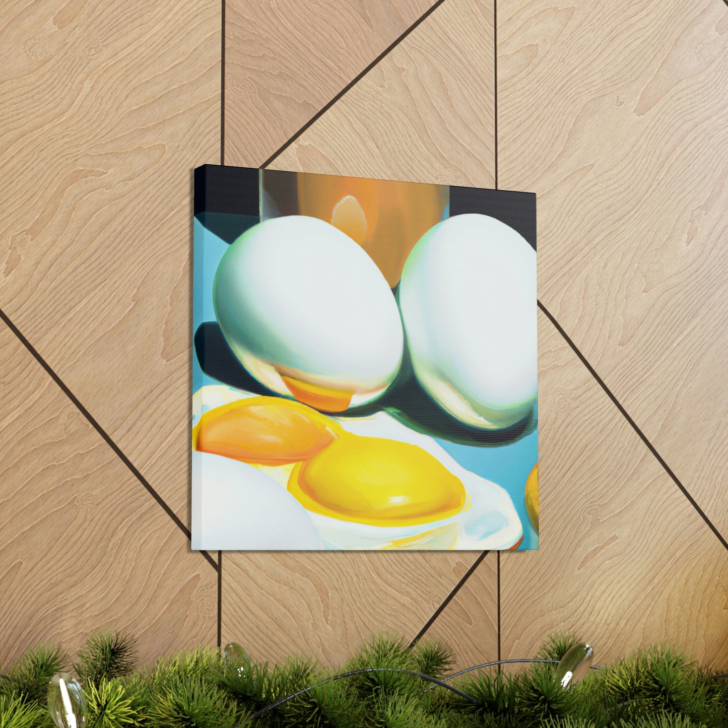 Eggs in Splendor. - Canvas