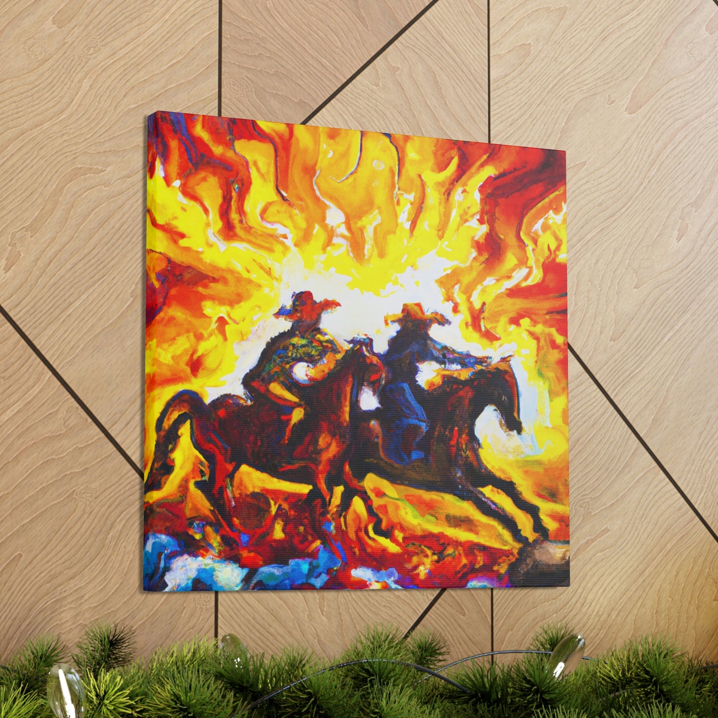 "Cattle Herd Trailblazers" - Canvas