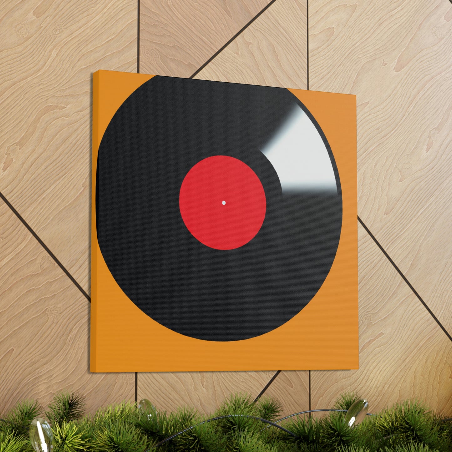 Vinyl Story Told Minimally - Canvas