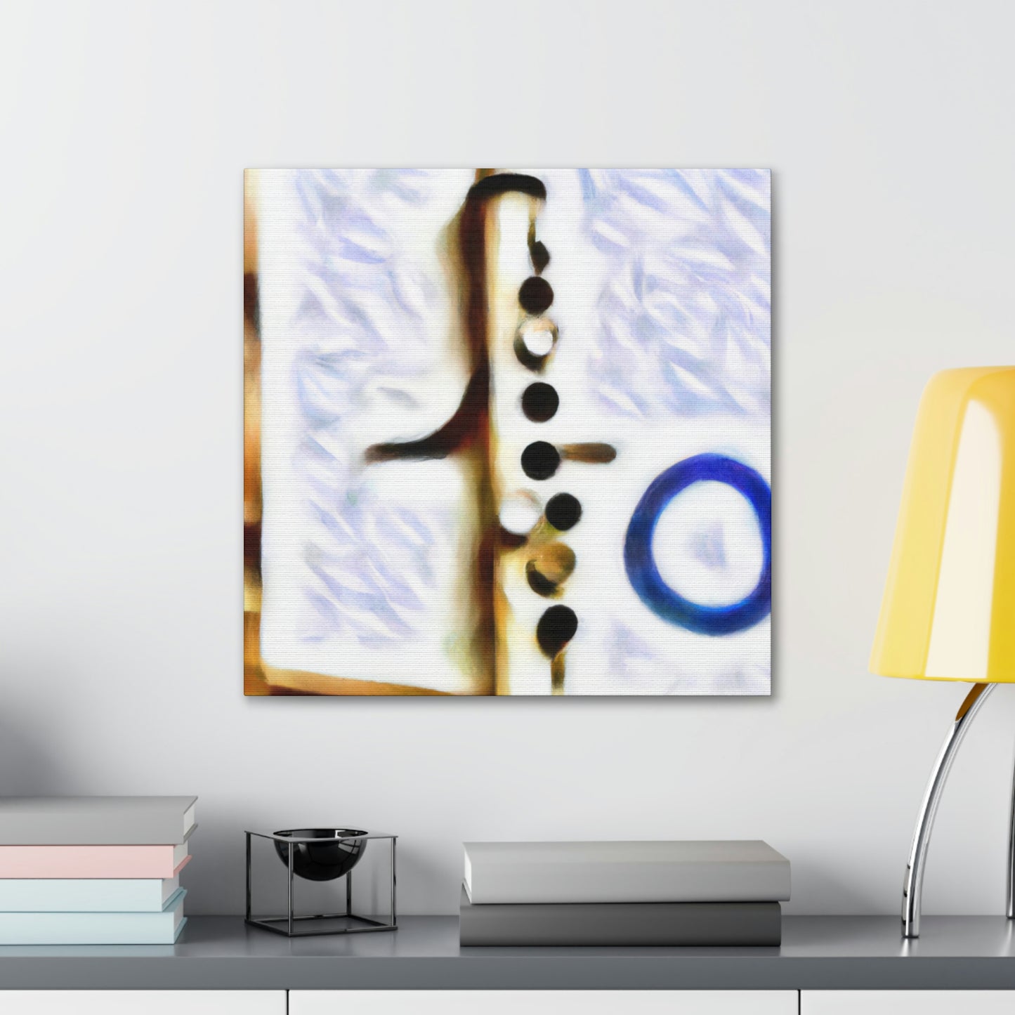 "Flute's Melodic Tones" - Canvas