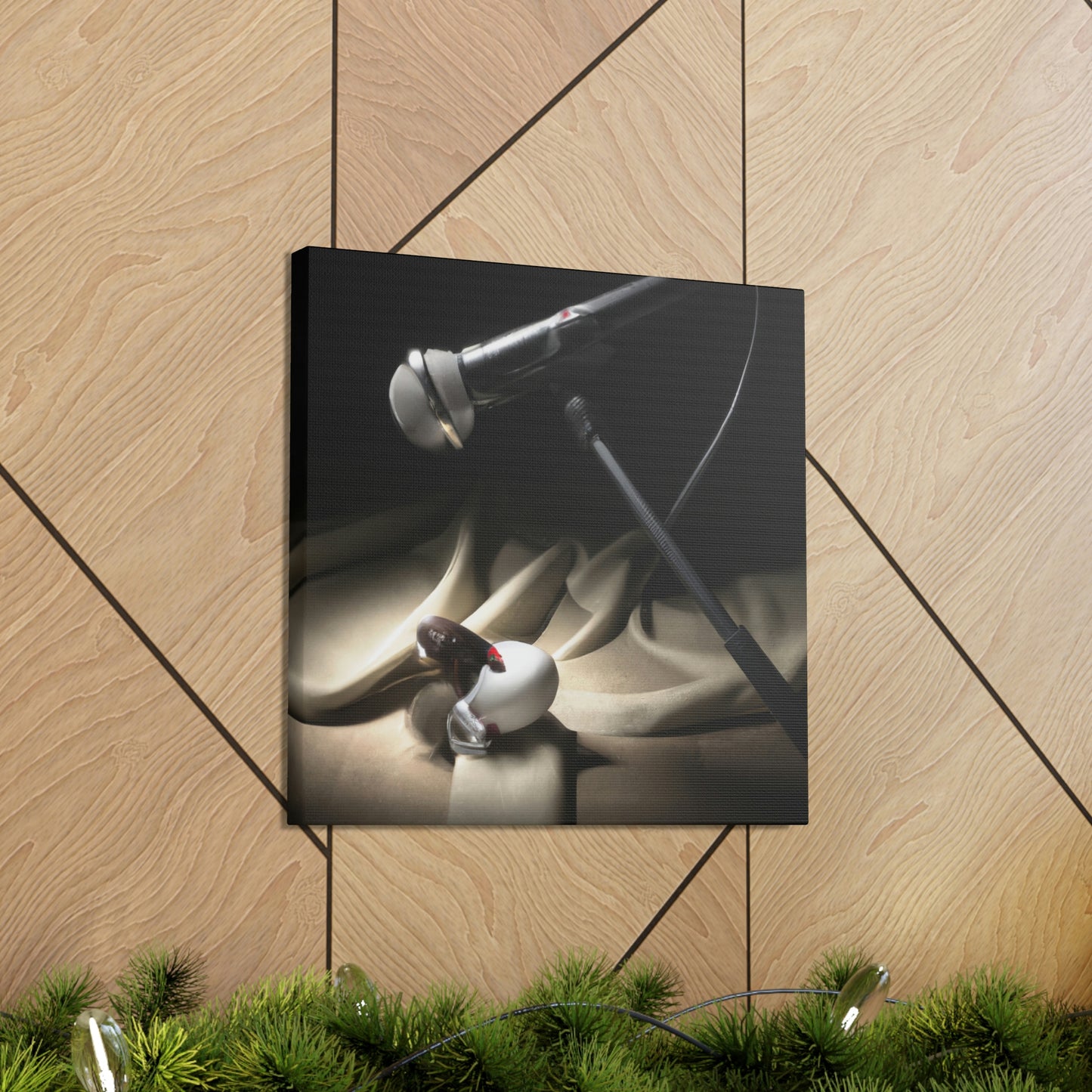 "Microphone in Dreamscape" - Canvas