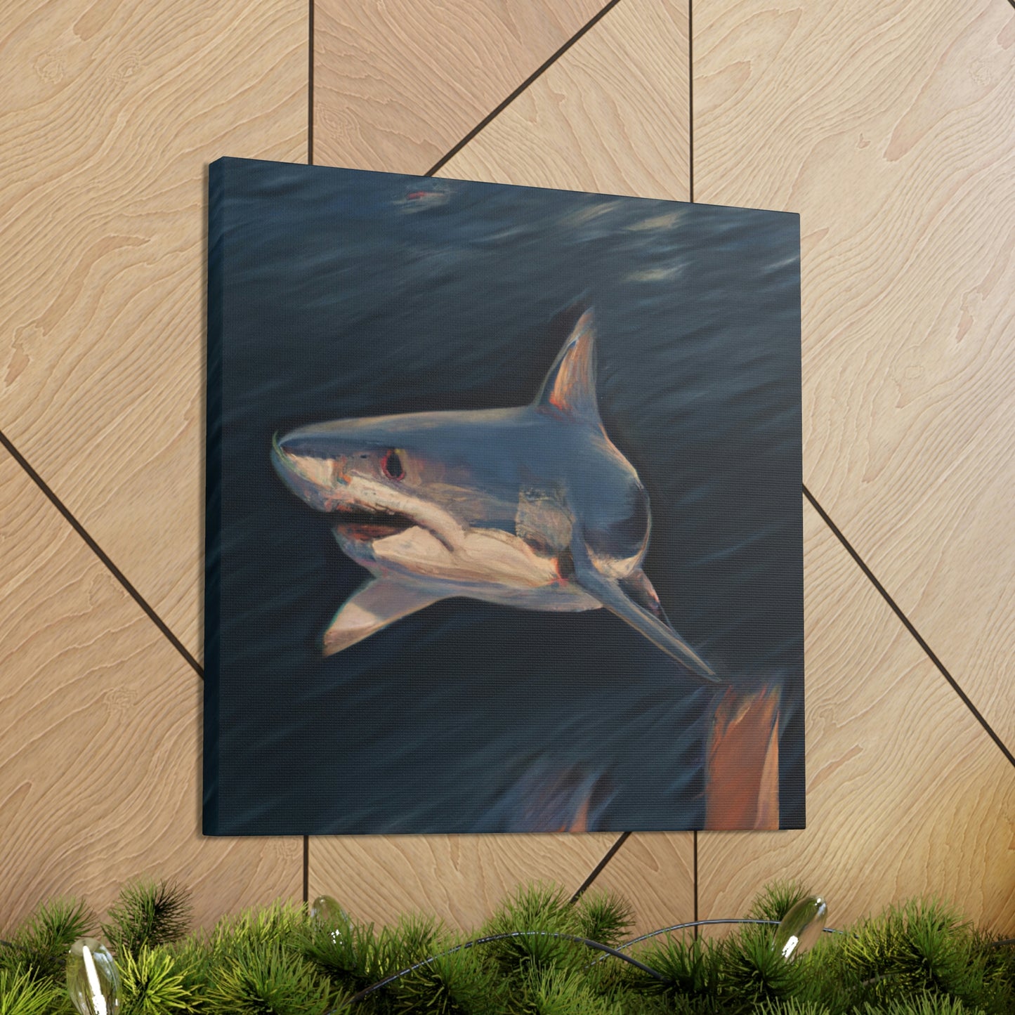 "Shark in the Ocean" - Canvas