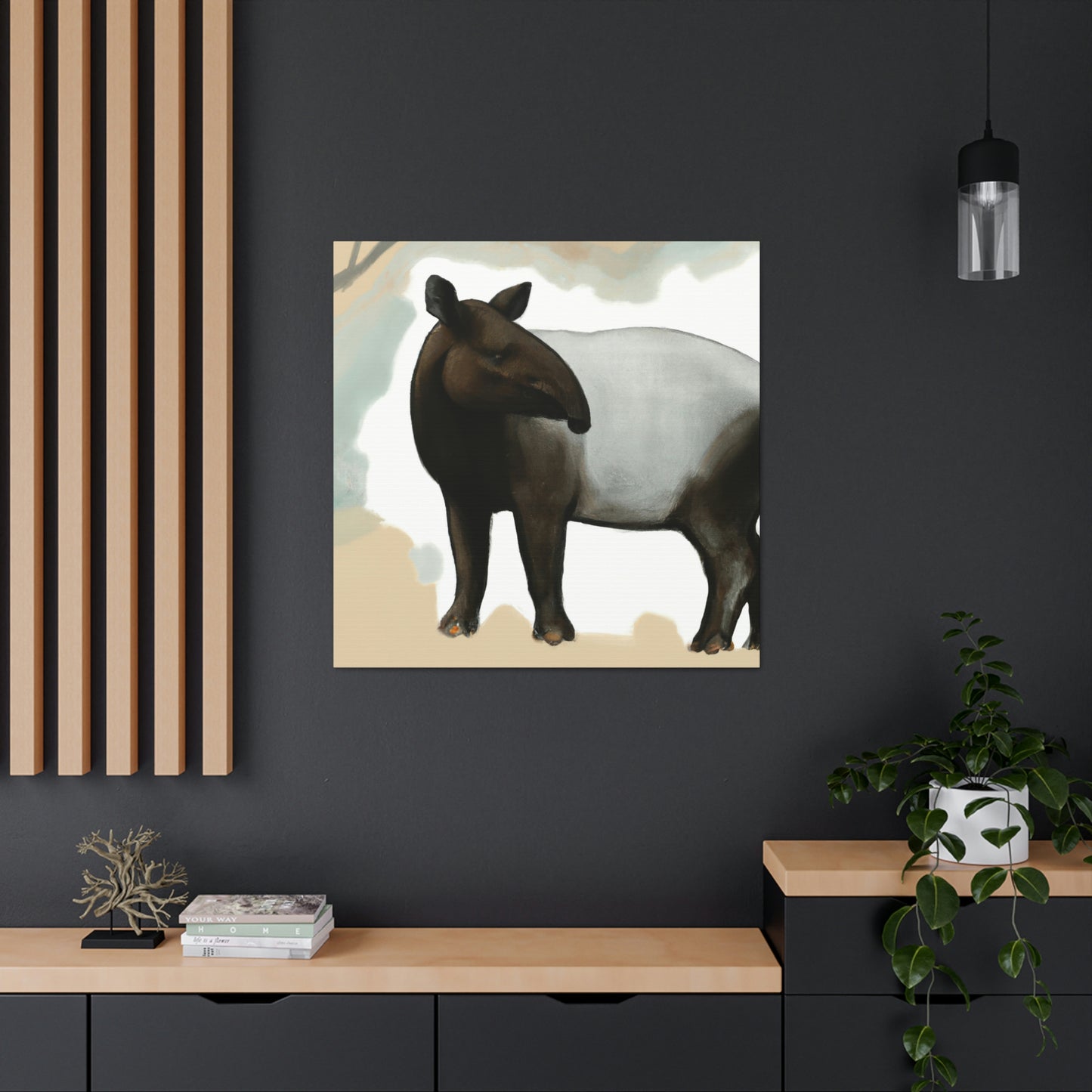 Malayan Tapir Dreaming - Canvas